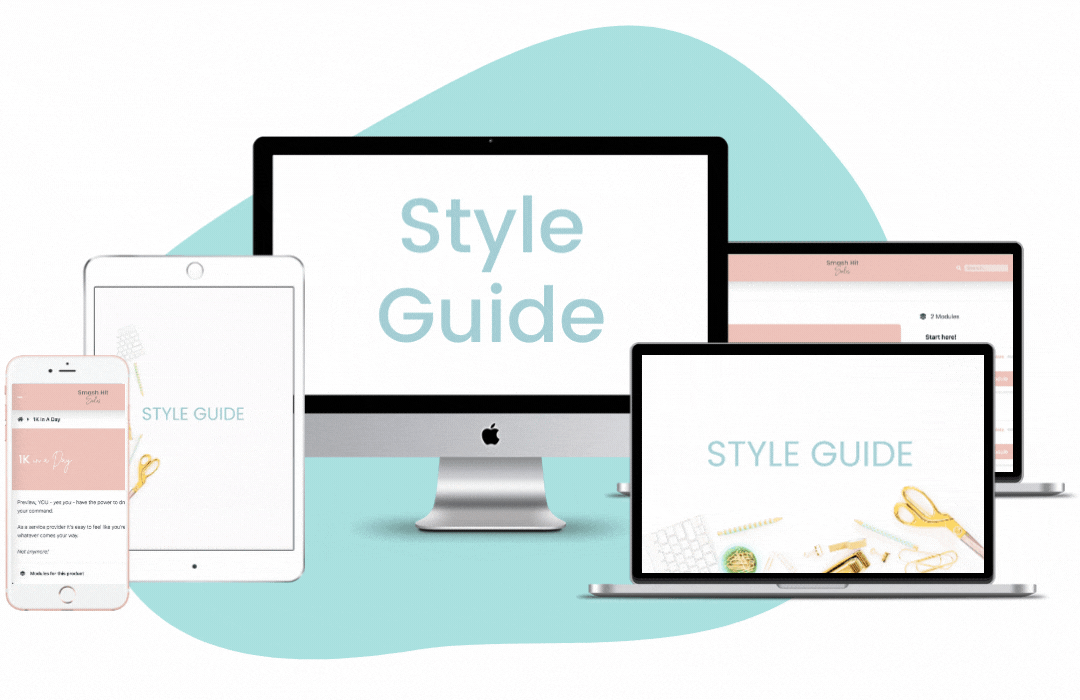 Style Guide Mockup